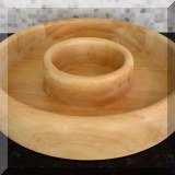 K46. Wood chip and dip by Studio Nova. 11.5”w - $12 